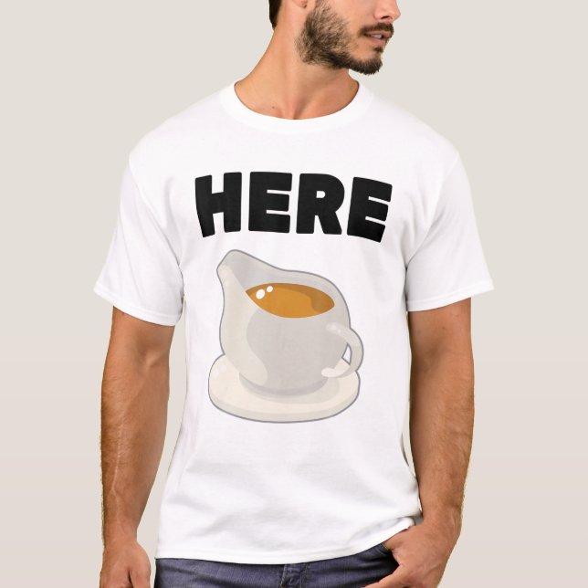 Gravy - Here - Silly Costume - 2 Of 2 Best Friends T-Shirt (Front)