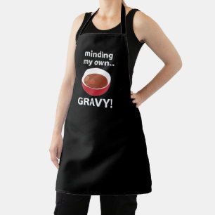 Gravy Minding My Own Gravy Food Apron