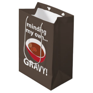 Gravy Minding My Own Gravy Food Medium Gift Bag