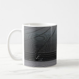 GRAY ABSTRACT DIGITAL WALLPAPER COFFEE MUG