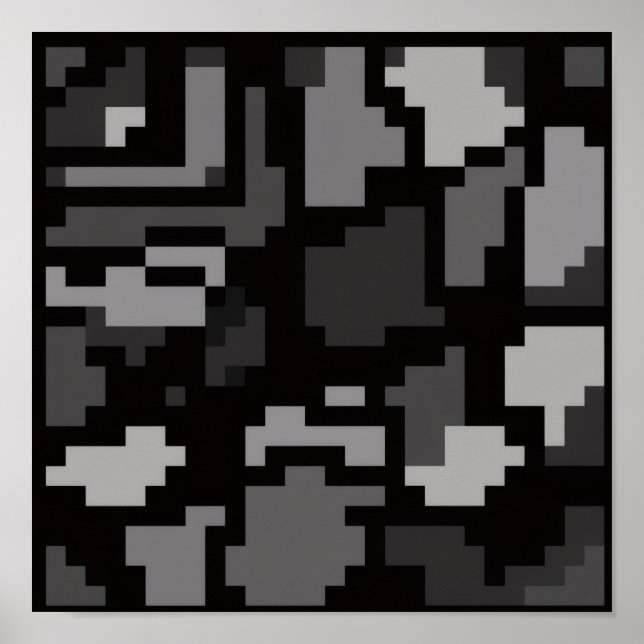 Gray abstract poster (Front)