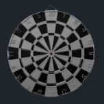 Gray And Black Dartboard<br><div class="desc">Gray And Black Dart Board</div>