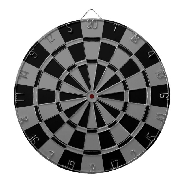 Gray And Black Dartboard (Front)