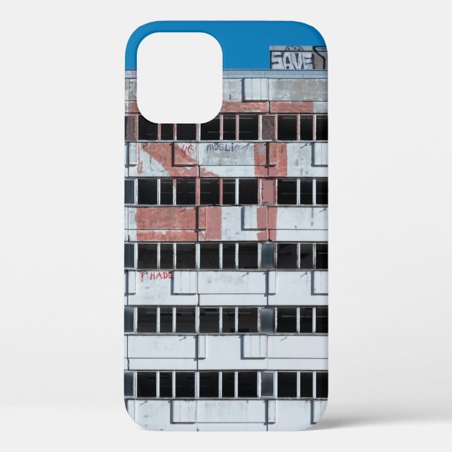 GRAY AND BLACK POST LAMP Case-Mate iPhone CASE (Back)