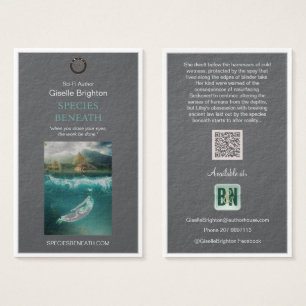 Gray Author's Promotional Material Profile Cards