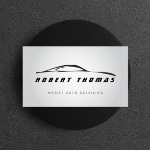 GRAY AUTO DETAILING, AUTO REPAIR BUSINESS CARD