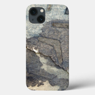 gray-blue background watercolor 2 iPhone 13 case