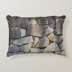 Gray brick wall decorative cushion