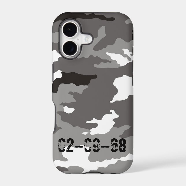 Gray camouflage pattern (Back)