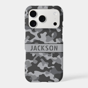 Gray Camouflage Personalized