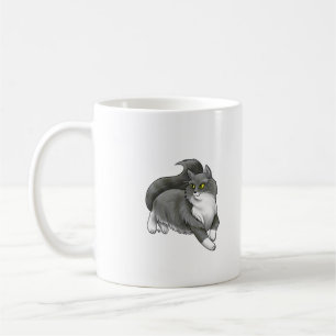 Gray Cat Mug
