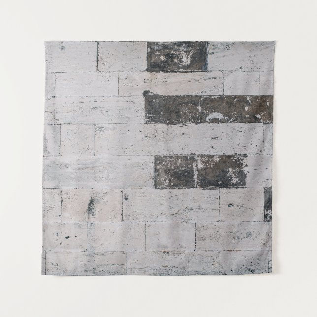 Gray cement wall tapestry (Front)