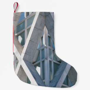 Gray concrete building at daytime small christmas stocking