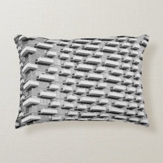 Gray concrete building decorative cushion