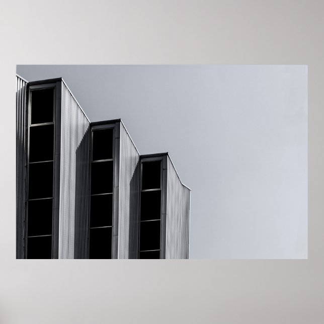GRAY CONCRETE BUILDING POSTER (Front)