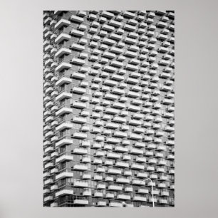 GRAY CONCRETE BUILDING POSTER