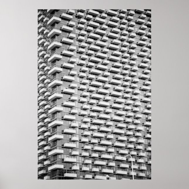 GRAY CONCRETE BUILDING POSTER (Front)