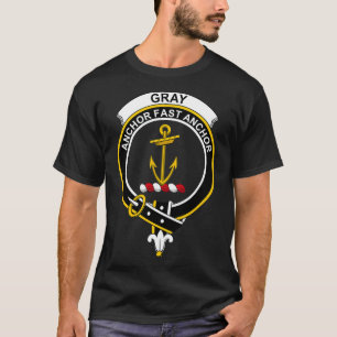 Gray Crest Tartan Clan Scottish Clan T-Shirt