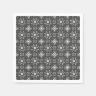 Gray Design Napkin