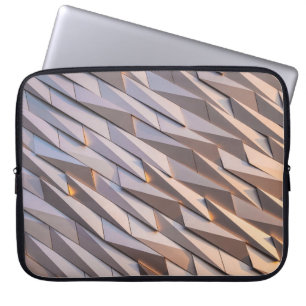 GRAY DIGITAL WALLPAPER LAPTOP SLEEVE
