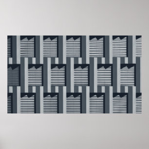 Gray digital wallpaper poster