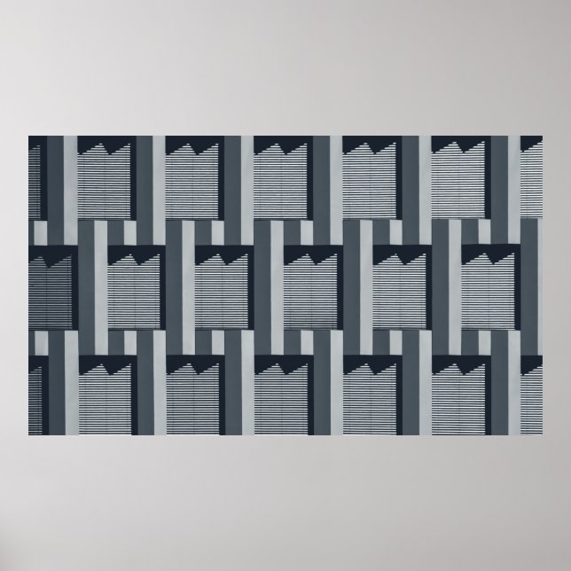 Gray digital wallpaper poster (Front)