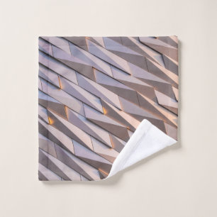 Gray digital wash cloth
