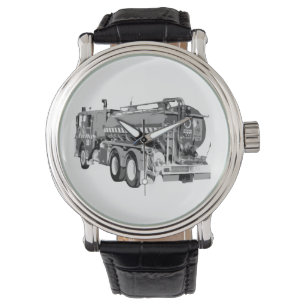 Gray Fire Truck Oil Painted, Watch