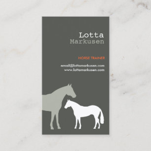 GRAY HORSES No. 3 Business Card