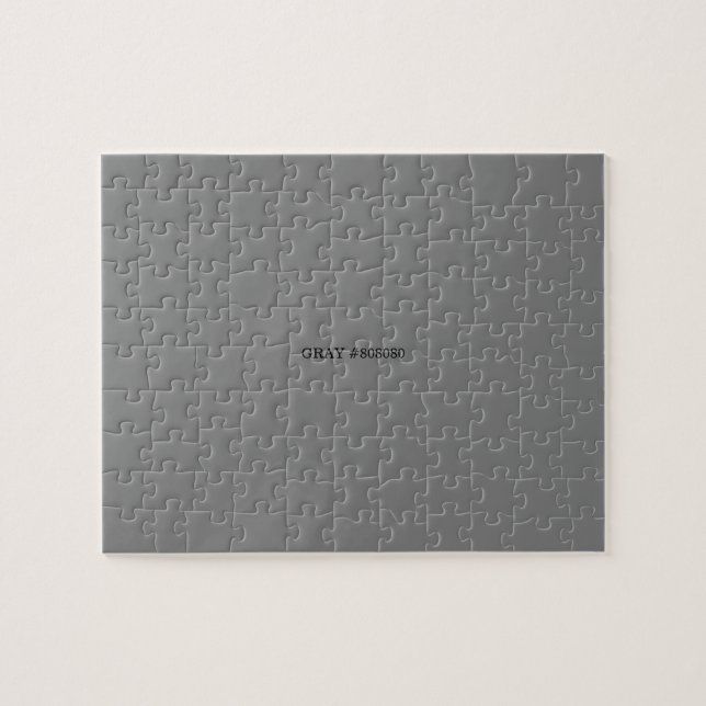 gray jigsaw puzzle (Horizontal)