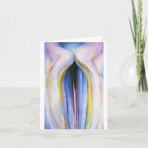 Gray Line, Georgia O'Keeffe, Card