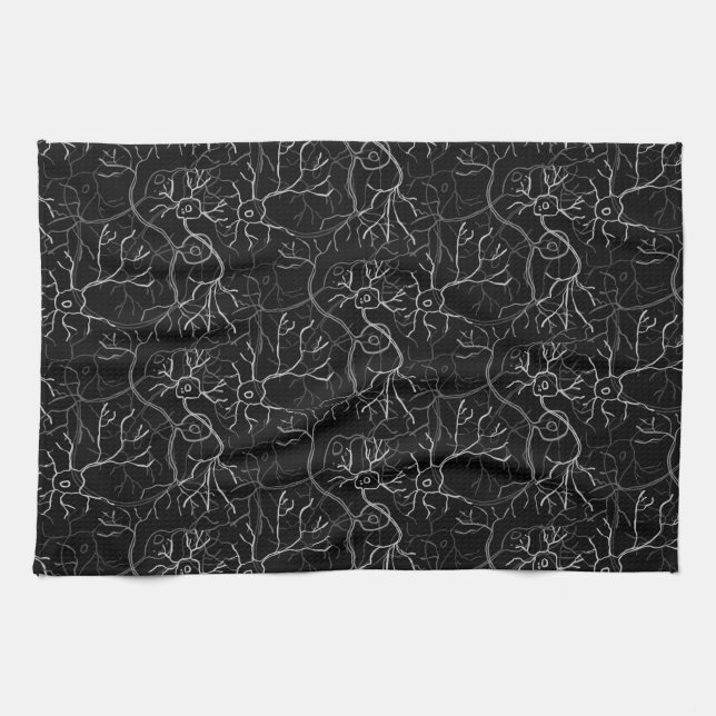 Gray Matter - Neurons Tea Towel (Horizontal)