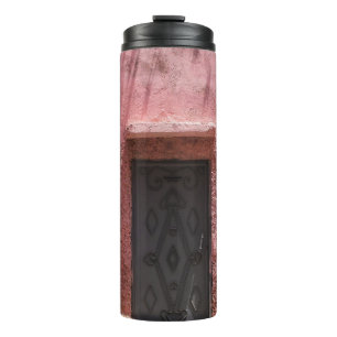 GRAY METAL DOOR FRAME THERMAL TUMBLER