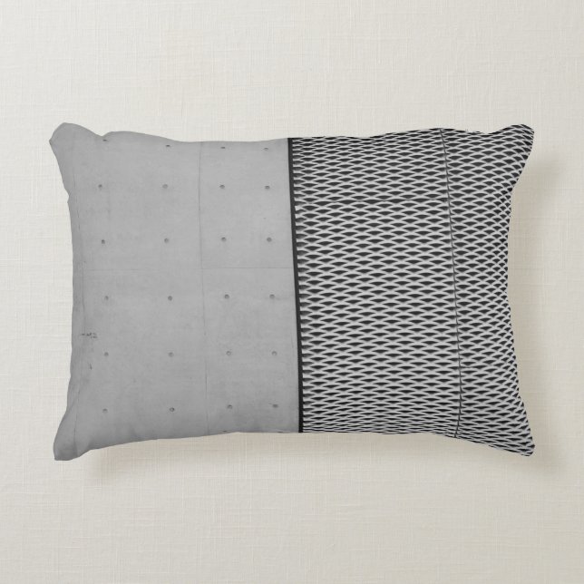 Gray metal galvanized sheet decorative cushion (Front)