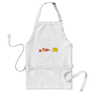 Gray mouse standard apron