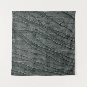 Gray painted brick wall tapestry
