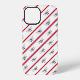 Gray Plane Red Lines Airplanes Pilot Plane iPhone 12 Case