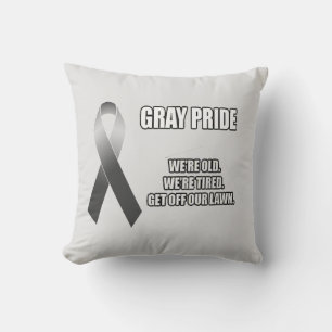 gray pride cushion