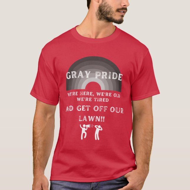 GRAY PRIDE friend T-Shirt (Front)
