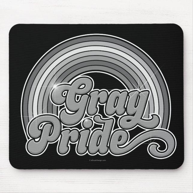 Gray Pride (Retired Senior) Mouse Mat (Front)