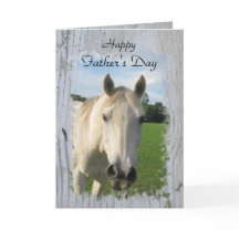Gray Quarter Horse on Whitewashed Board