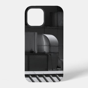 GRAY SCALE PHOTO OF A TRAIN iPhone 12 CASE