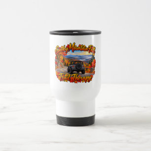 Gray_Smoky Mt Fall Trail Therapy Travel Mug