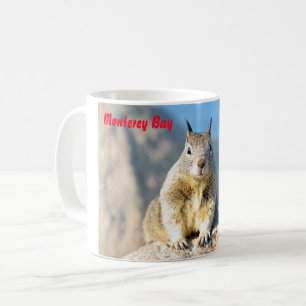 Gray squirrel, Monterey Bay, California Coffee Mug