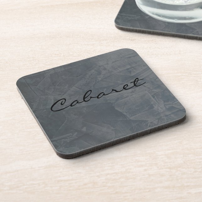 Gray Suede Coaster (Left Side)