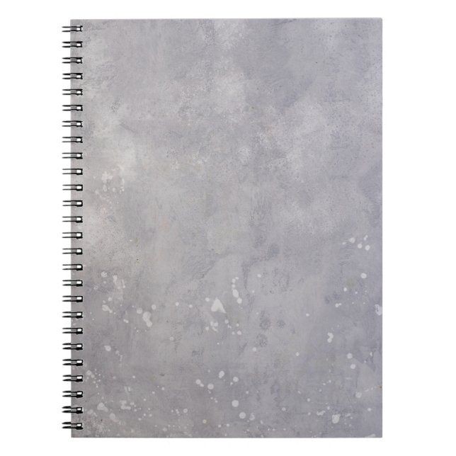 Gray surface notebook (Front)