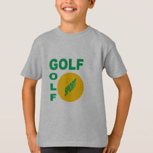 Gray T-shirt children DESIGN GOLF SPORT