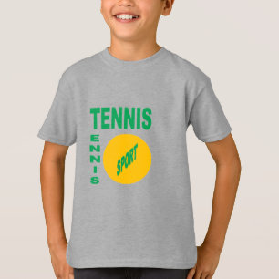 Gray T-shirt children DESIGN TENNIS SPORT