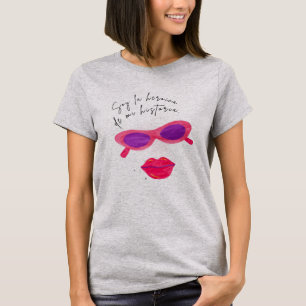 Gray T-Shirt 'I'm the Heroin of My History'