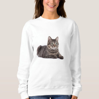 Gray Tabby Cat Sweatshirt